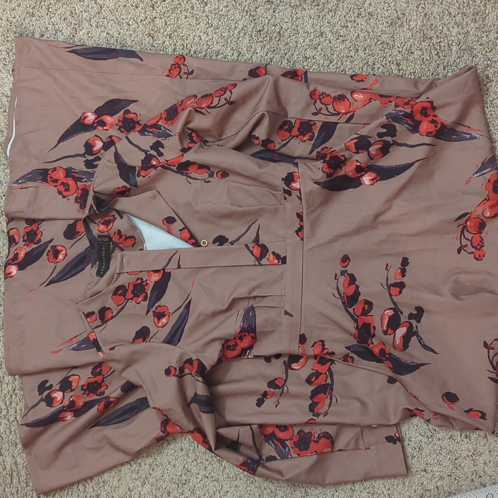 Annah Hariri Size 4 Brown Modest Maxi Dress